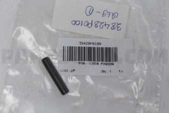 Nissan 38428P0100 PIN-LOCK,PINION SHAFT