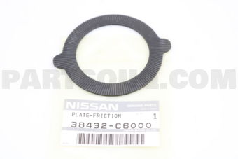 Nissan 38432C6000 PLATE-FRICTION