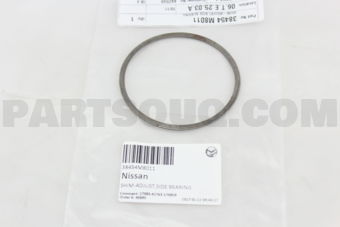 Nissan 38454M8011 SHIM-ADJUST,SIDE BEARING