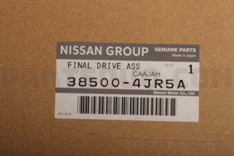 Nissan 385004JR5A FINAL DRIVE ASS