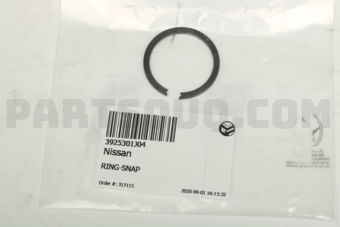 Nissan 3925301J04 RING-SNAP