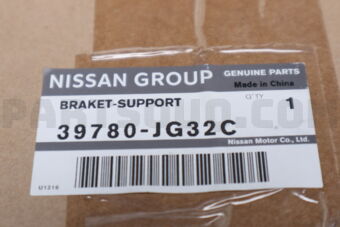 Nissan 39780JG32C BRACKET-BEARING SUPPORT,FR DRIVE SHAFT
