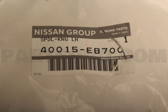 Nissan 40015EB700 SPINDLE-KNUCKLE,LH