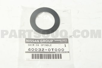 Nissan 400320T000 SHIM-SPINDLE,FRONT