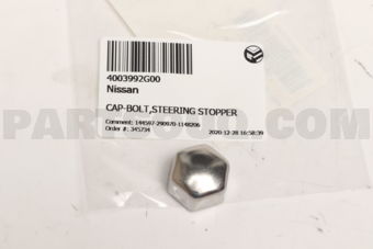 Nissan 4003992G00 CAP-BOLT,STEERING STOPPER