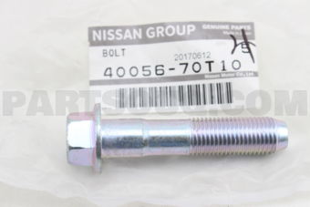 Nissan 4005670T10 BOLT-KNUCKLE ARM