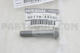 Nissan 40178AX06C BOLT