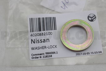 Nissan 4020882100 WASHER-LOCK