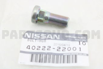 Nissan 4022222001 BOLT-HUB
