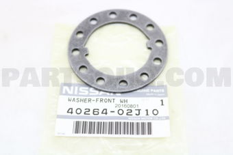 Nissan 4026402J10 WASHER-FRONT WHEEL BEARING