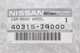Nissan 40315JG000 CAP-DISC WHEEL