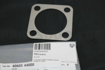 Nissan 4060344000 SHIM-CAP ADJUST