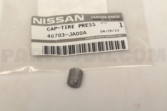 Nissan 40703JA00A CAP-TIRE PRESSURE SENSOR