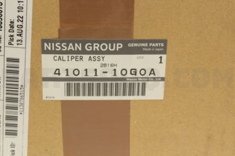 Nissan 4101110G0A CALIPER ASSY-FRONT LH,W/O PADS OR SHIMS