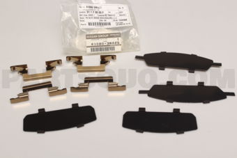 Nissan 410803W425 HARDWARE KIT-FRONT DISC BRAKE PAD