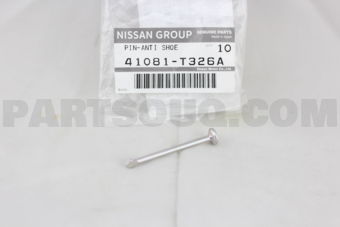 Nissan 41081T326A PIN-ANTI SHOE RATTLE