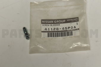 Nissan 4112845P0A SCREW-BLEEDER