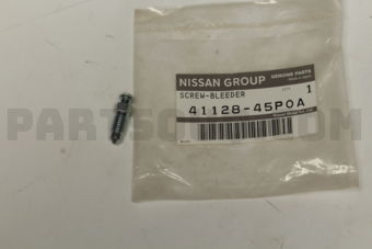 Nissan 4112845P0A SCREW-BLEEDER