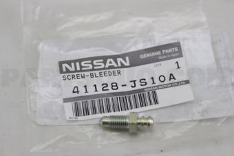 Nissan 41128JS10A SCREW-BLEEDER CONNECTOR
