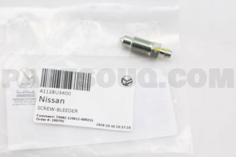 Nissan 41128U3400 SCREW-BLEEDER