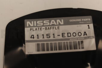 Nissan 41151ED00A PLATE-BAFFLE