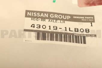 Nissan 430191LB0B مبيت المحور الخلفي، أيسر