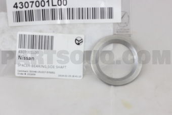 Nissan 4307001L00 SPACER-BEARING,SIDE SHAFT