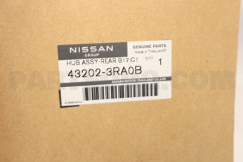 Nissan 432023RA0B HUB ASSY-REAR AXLE