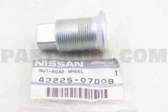 Nissan 4322507D0B NUT-ROAD WHEEL