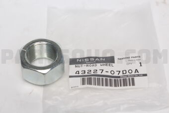 Nissan 4322707D0A NUT-ROAD WHEEL