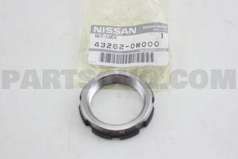Nissan 432620W000 NUT-LOCK,REAR AXLE BEARING