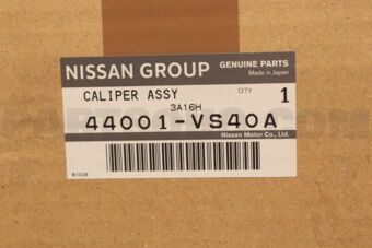 Nissan 44001VS40A CALIPER ASSY-REAR RH,W/O PADS OR SHIMS