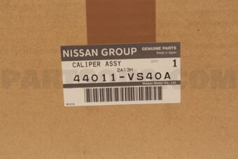 Nissan 44011VS40A CALIPER ASSY-REAR LH,W/O PADS OR SHIMS