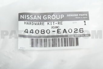 Nissan 44080EA026 HARDWARE KIT-REAR DISC BRAKE PAD