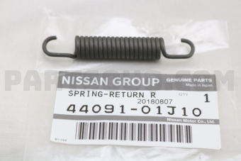 Nissan 4409101J10 SPRING-RETURN,REAR BRAKE SHOE