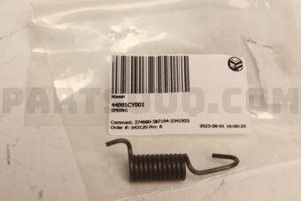 Nissan 44091CY001 SPRING