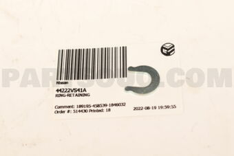 Nissan 44222VS41A RING-RETAINING