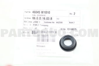 Nissan 46045W1010 SEAL-RESERVOIR TANK