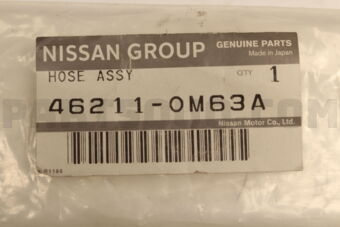 Nissan 462110M63A HOSE ASSY-CLUTCH