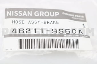 Nissan 462119S60A HOSE ASSY-BRAKE,FRONT
