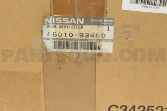 Nissan 4801093G00 GEAR ASSY-STEERING