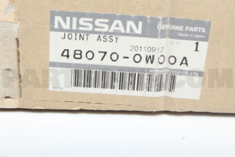 Nissan 480700W00A JOINT ASSY