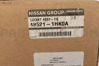 Nissan 485211HK0A SOCKET KIT-TIE ROD,INNER