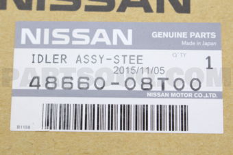 Nissan 4866008T00 IDLER ASSY-STEE