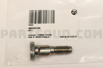 Nissan 489355V10A BOLT