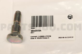Nissan 489355V10A BOLT