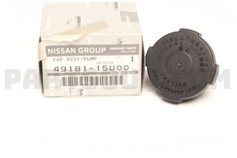 Nissan 4918115U00 CAP ASSY-POWER STEERING RESERVOIR TANK