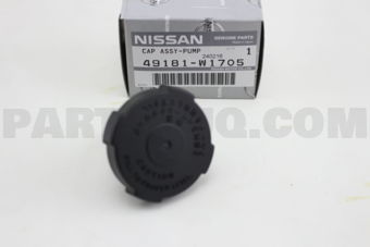 Nissan 49181W1705 CAP ASSY-POWER STEERING RESERVOIR TANK