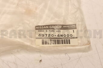Nissan 497204W000 HOSE & TUBE ASSY-PRESSURE,POWER STEERING