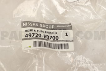Nissan 49720EB700 HOSE & TUBE ASSY-PRESSURE,POWER STEERING